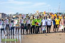 Shape Attitude Ghana and Effutu Development Committee Lead Major Beach Cleanup