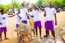 Shape Attitude Ghana and Apam SHS Undertake Clean Up Exercise